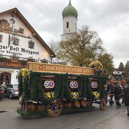 Egling Metzgerei Gasthof Oberhauser - Hotel Zur Post מראה חיצוני תמונה